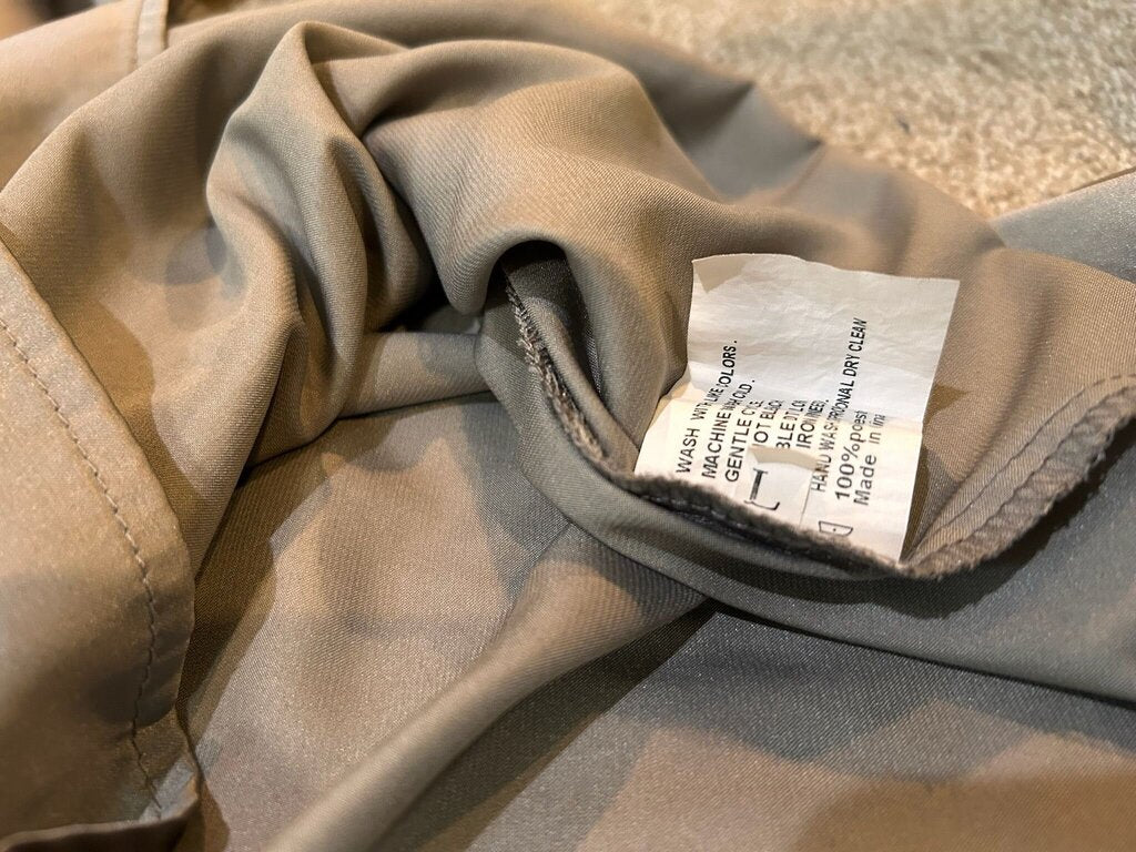 Large Silky Long Sleeve Blouse