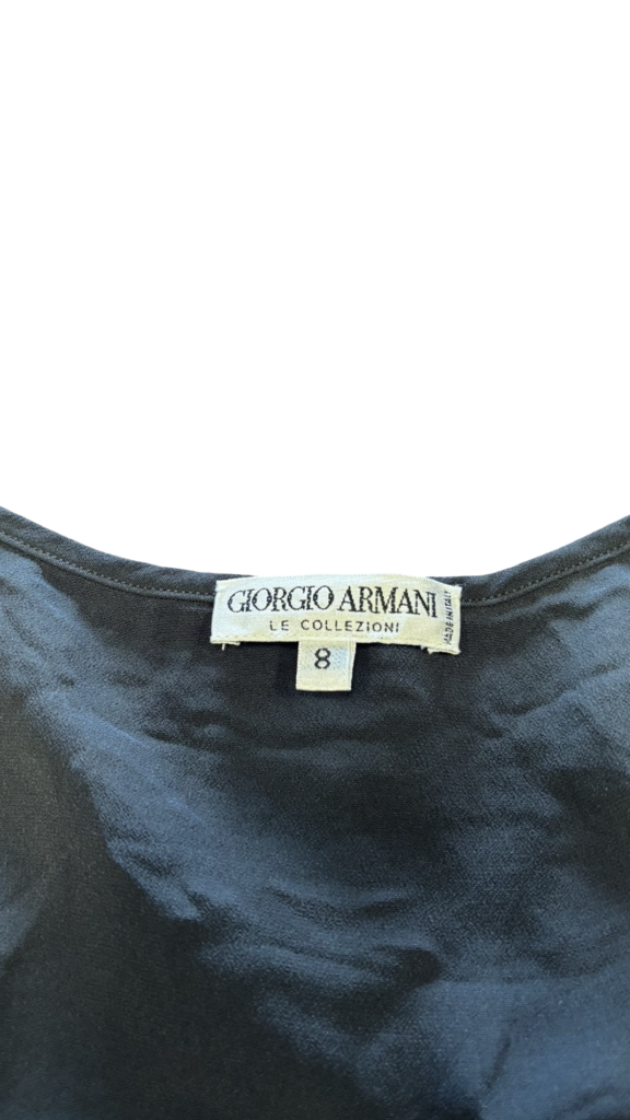Size 8 Giorgio Armani Women's Black Tank Top