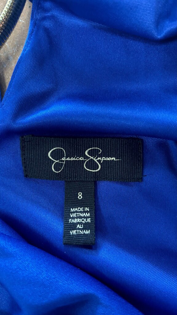 Size 8 Jessica Simpson Women's Blue Dress