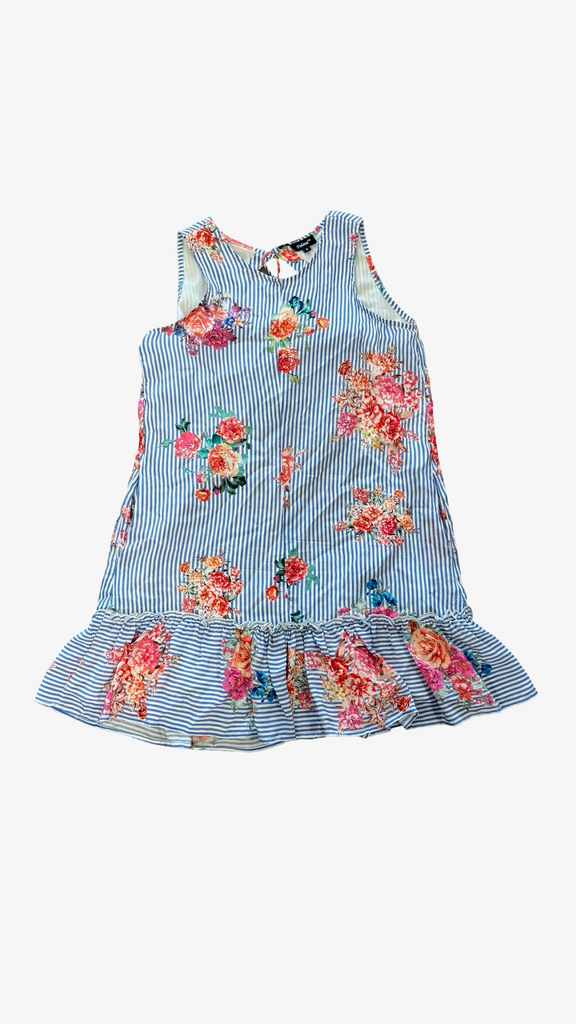 Small Tolani Floral Striped Dress
