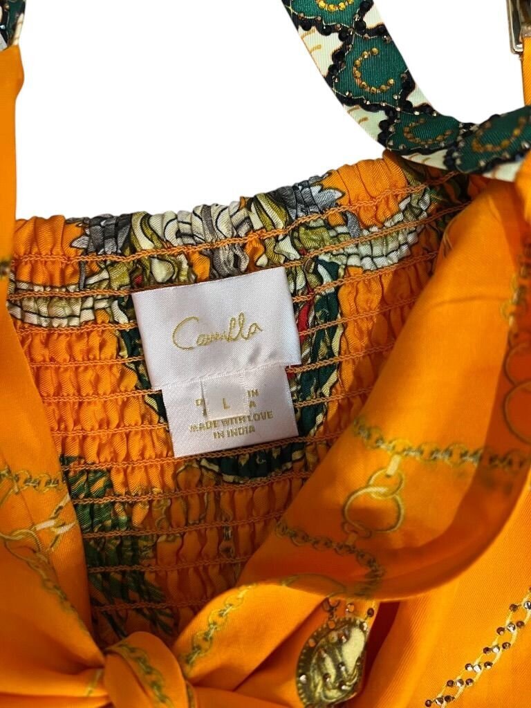 Size L- Camilla Yellow Summer Dress