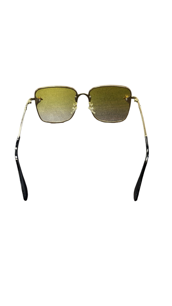 Yellow Lens Square Frame Sunglasses