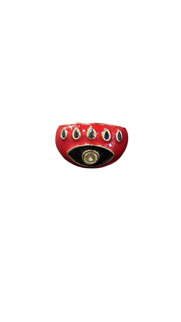 Red Evil Eye Ring