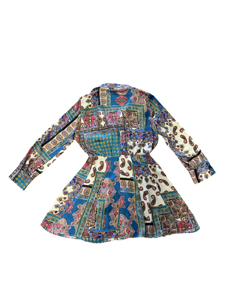 Size XL- ZARA Multicolored Printed Dress