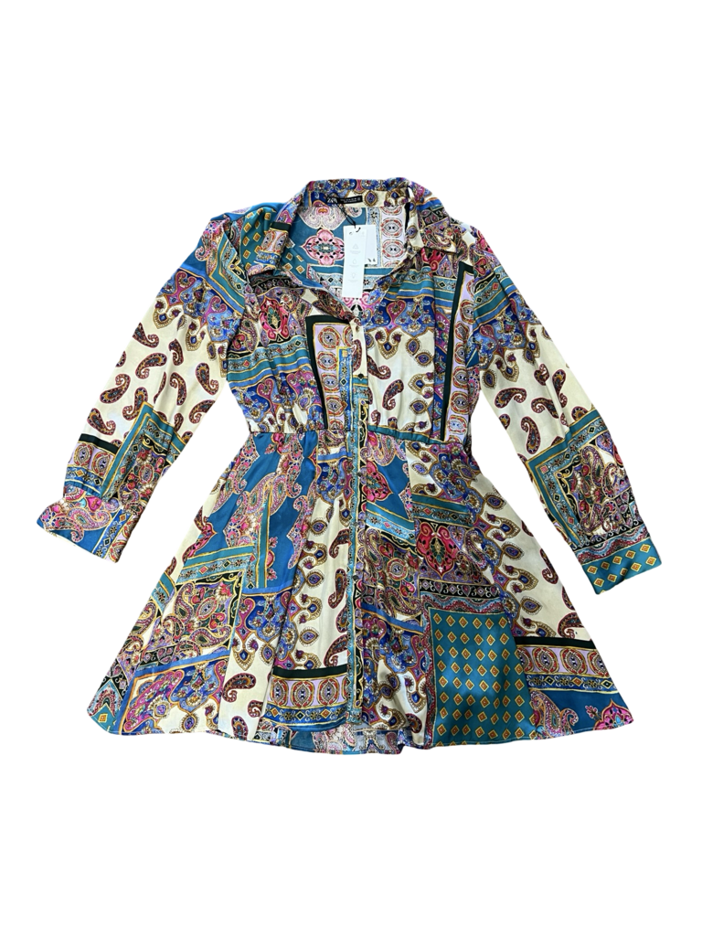 Size XL- ZARA Multicolored Printed Dress