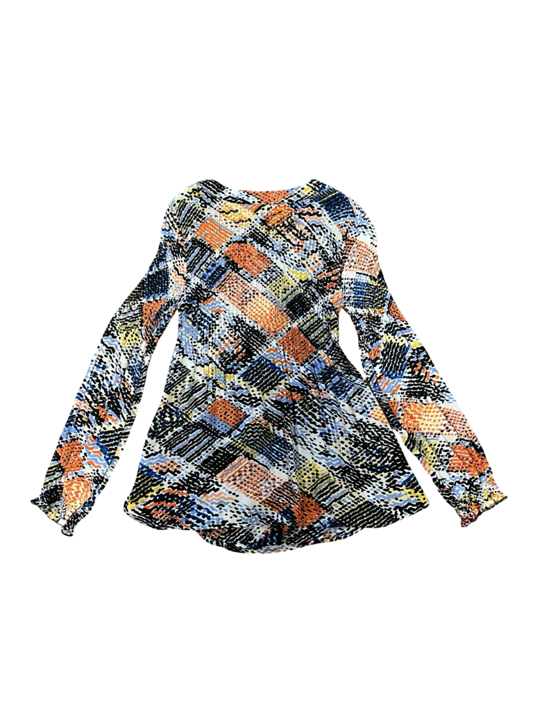 Large Melissa Paige Colorful Long Sleeve Top