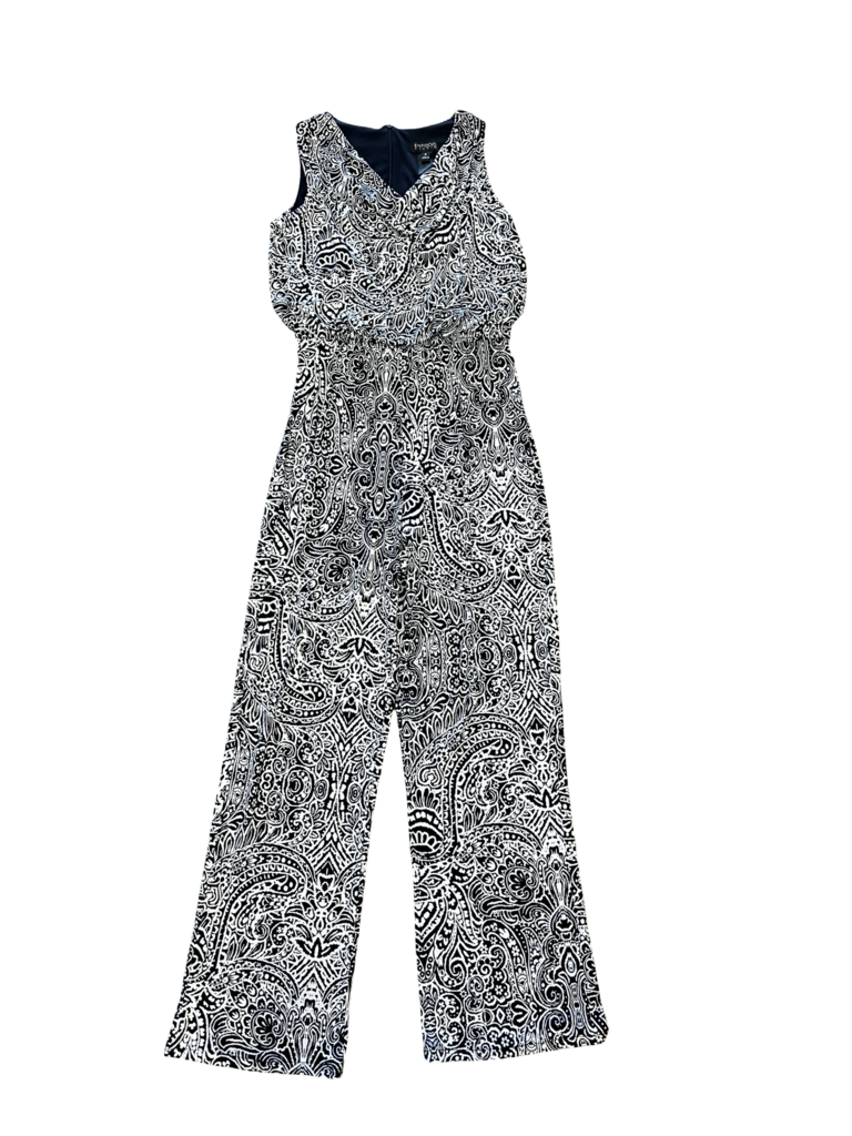 Size 8 Enfocus Studio Women's Printed Jumpsuit