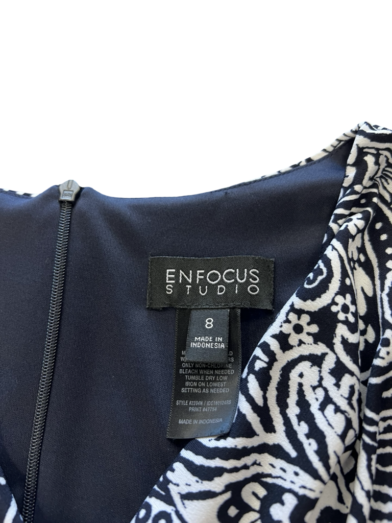 Size 8 Enfocus Studio Women's Printed Jumpsuit