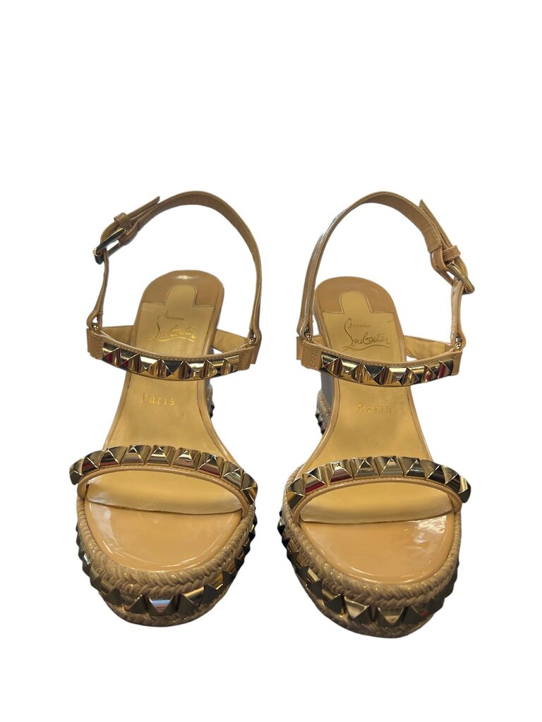 Size 38- Christian Louboutin Studded Heels
