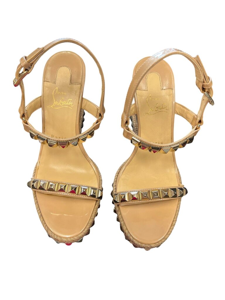 Size 38- Christian Louboutin Studded Heels