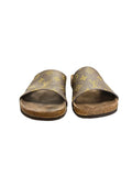 Size 7.5- Louis Vuitton Monogram Slides
