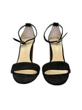 Size 7- Stylish Black Heeled Sandals