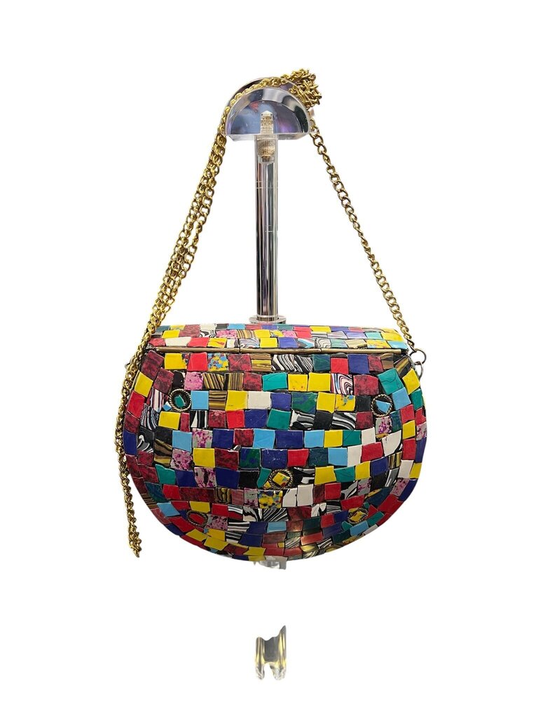 Colorful Mosaic Decorative Handbag