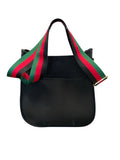 Black Tote Bag with Adjustable Straps
