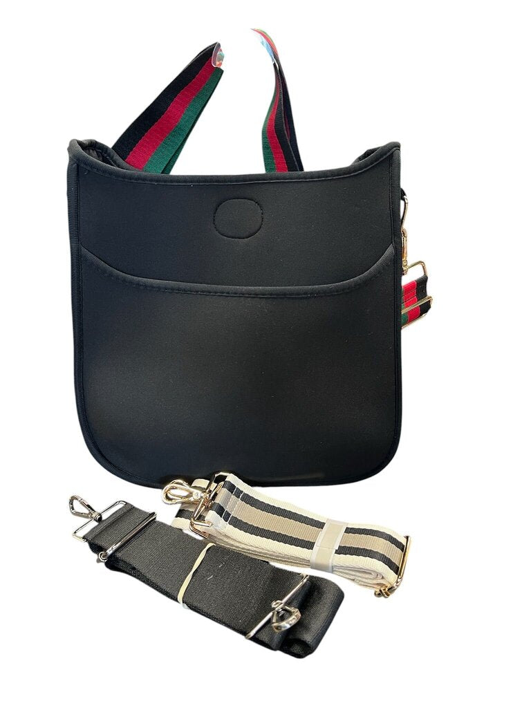 Black Tote Bag with Adjustable Straps