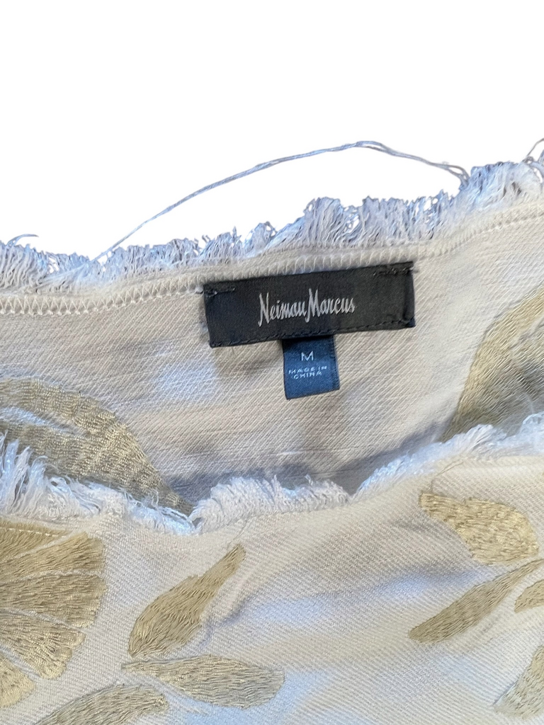 Size M- Neiman Marcus Women's Floral Embroidered Dress