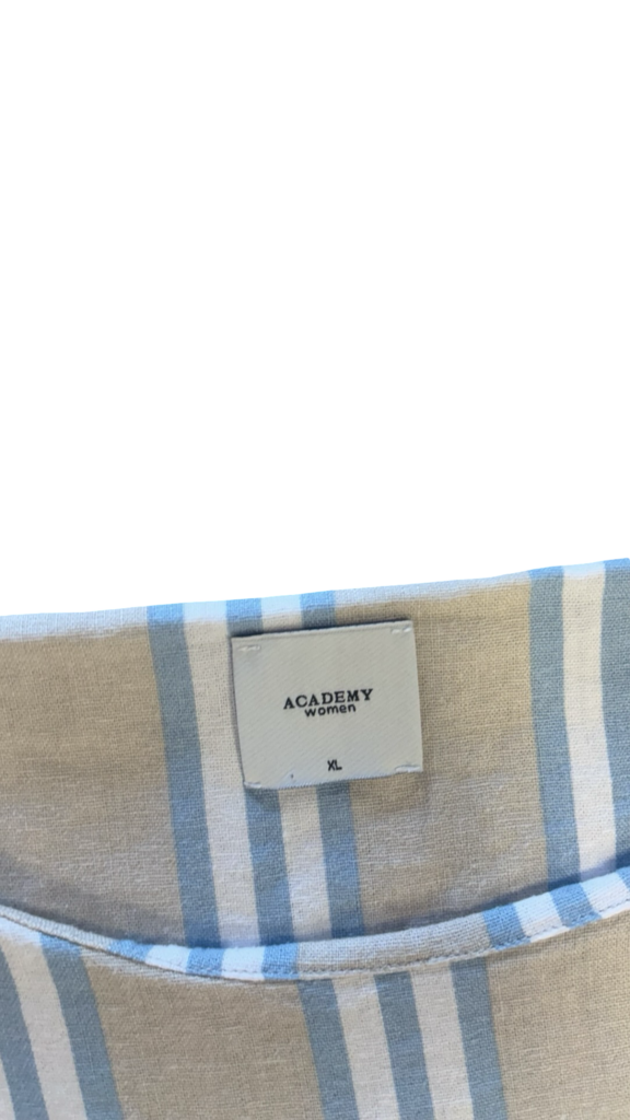 XL- Academy Nina Slip Striped Dress
