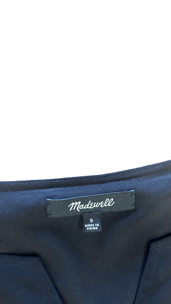 Small Madewell Women's Black Dress