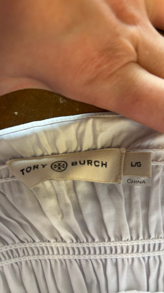 Large Tory Burch Women's White Sundress