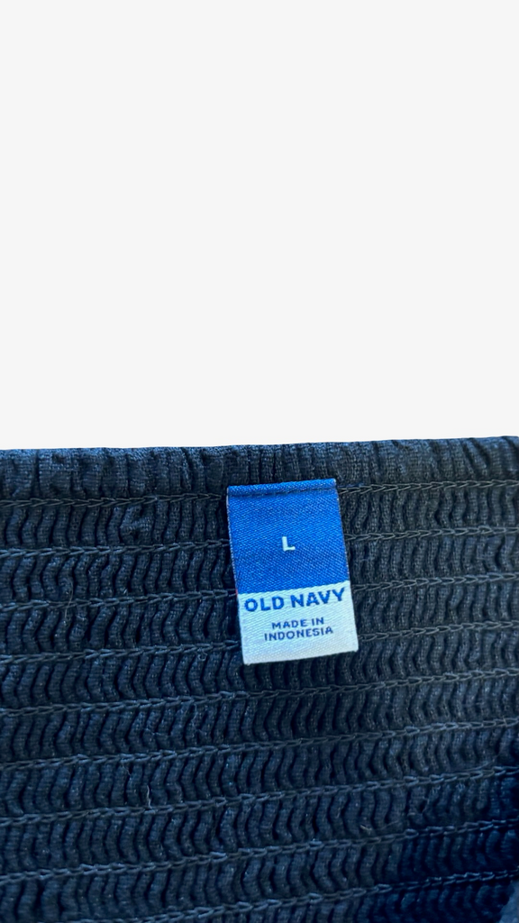 Large Old Navy Women's Black Adjustable Strap Dress