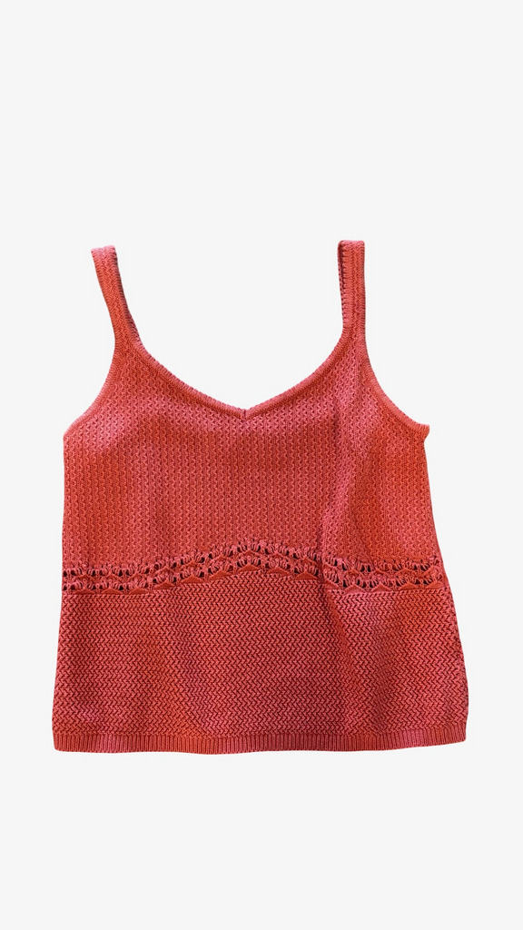 Large Old Navy Women's Orange Knit Top