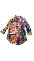 Medium True Destinations Colorful Patterned Button-Up Shirt