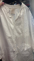 Medium Johnny Was Embroidered White Dress