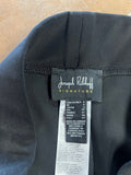 Size 6 Joseph Ribkoff Women’s Black Wide Leg Pants with Rhinestone Trim