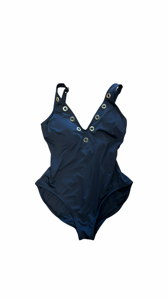 Size 14 Michael Kors Women's Black One-Piece Swimsuit