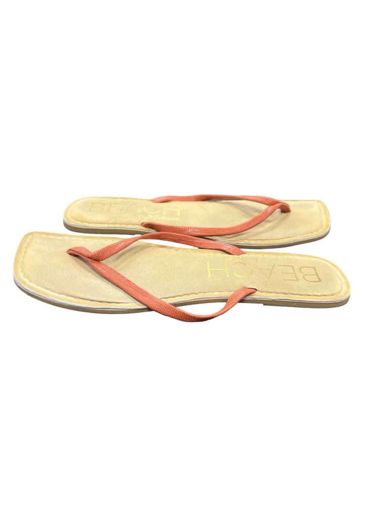 Size 10 Beach by Matisse Coral Flipflops