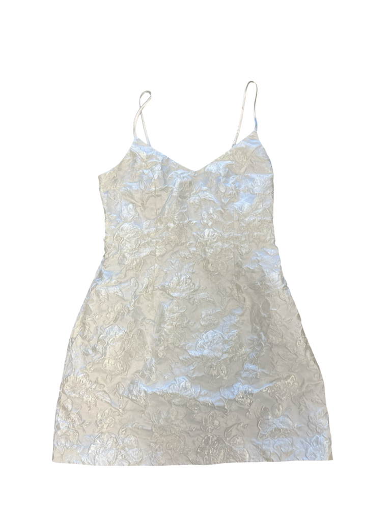 Small Lulus White Embroidered Cami Mini Dress