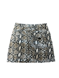 Size 6 Topshop Snake Print Mini Skirt