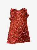 Size XS THML Leopard Print Ruffle Dress