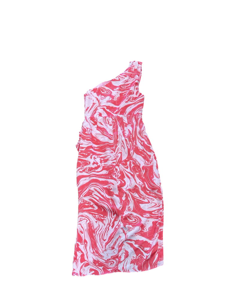 Small DO+BE Pink One Shoulder Dress