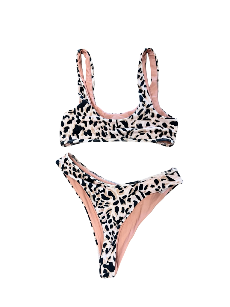 Small Leopard Print Bikini Set