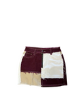 Medium Patchwork Denim Mini Skirt