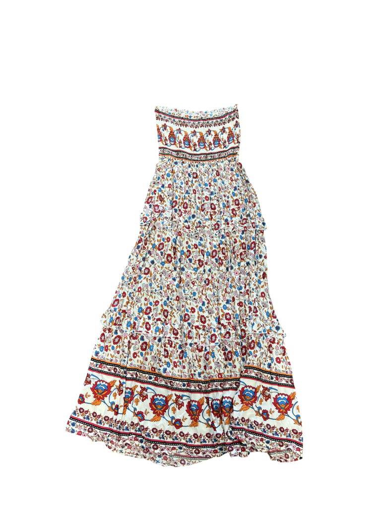 Small Zesica Floral Maxi Dress