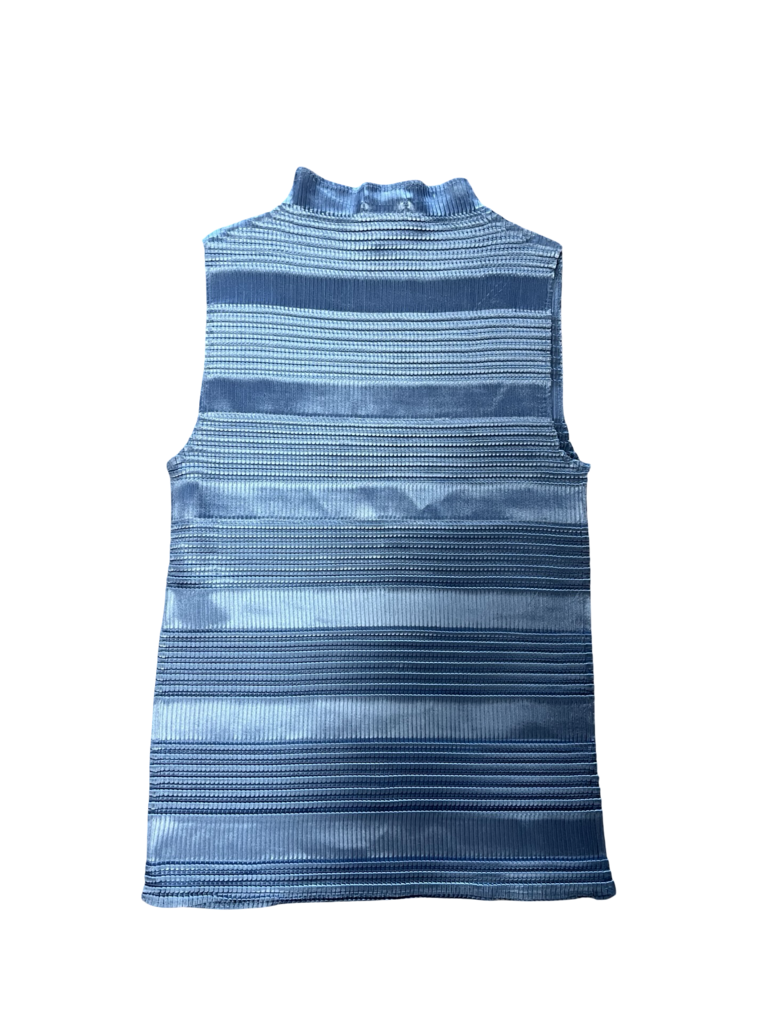 Large Nicola Blue Striped Sleeveless Top