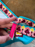 Large Victoria's Secret Turquoise Floral Bikini Set