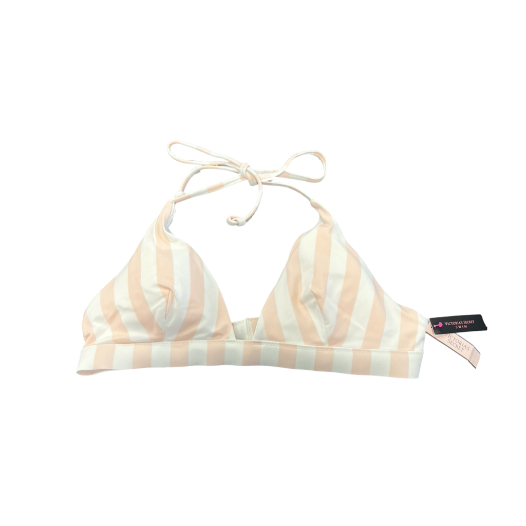 Medium Victoria's Secret Striped Triangle Bikini Top