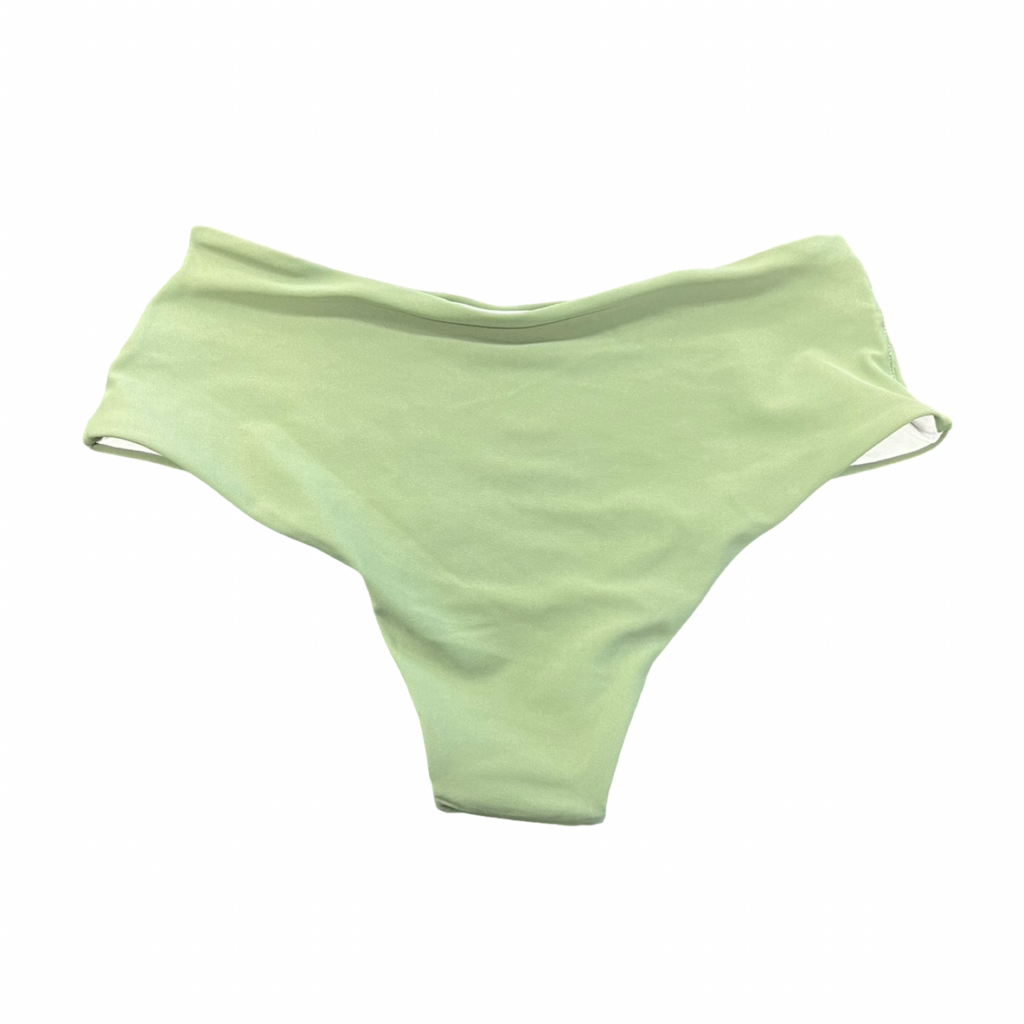 Small ZAFUL Green High-Waisted Bikini Bottoms