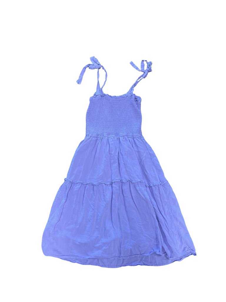 Small Fashion Purple Smocked Summer Dress