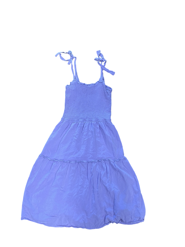 Small Fashion Purple Smocked Summer Dress