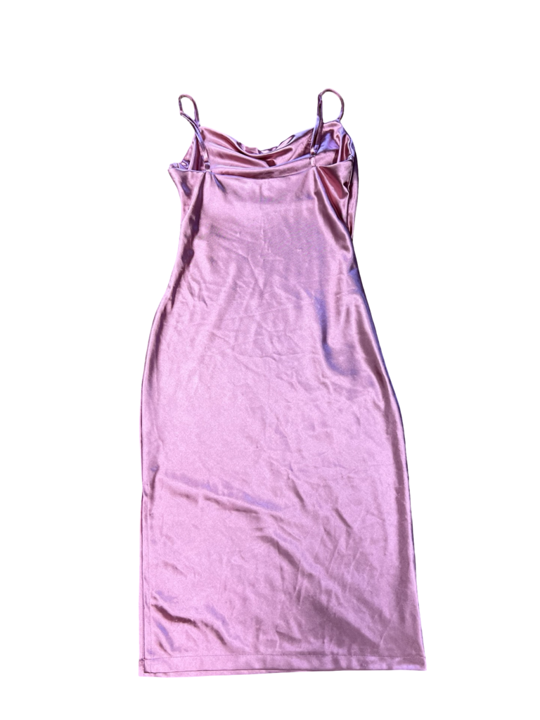Small XXXiticat Pink Satin Dress
