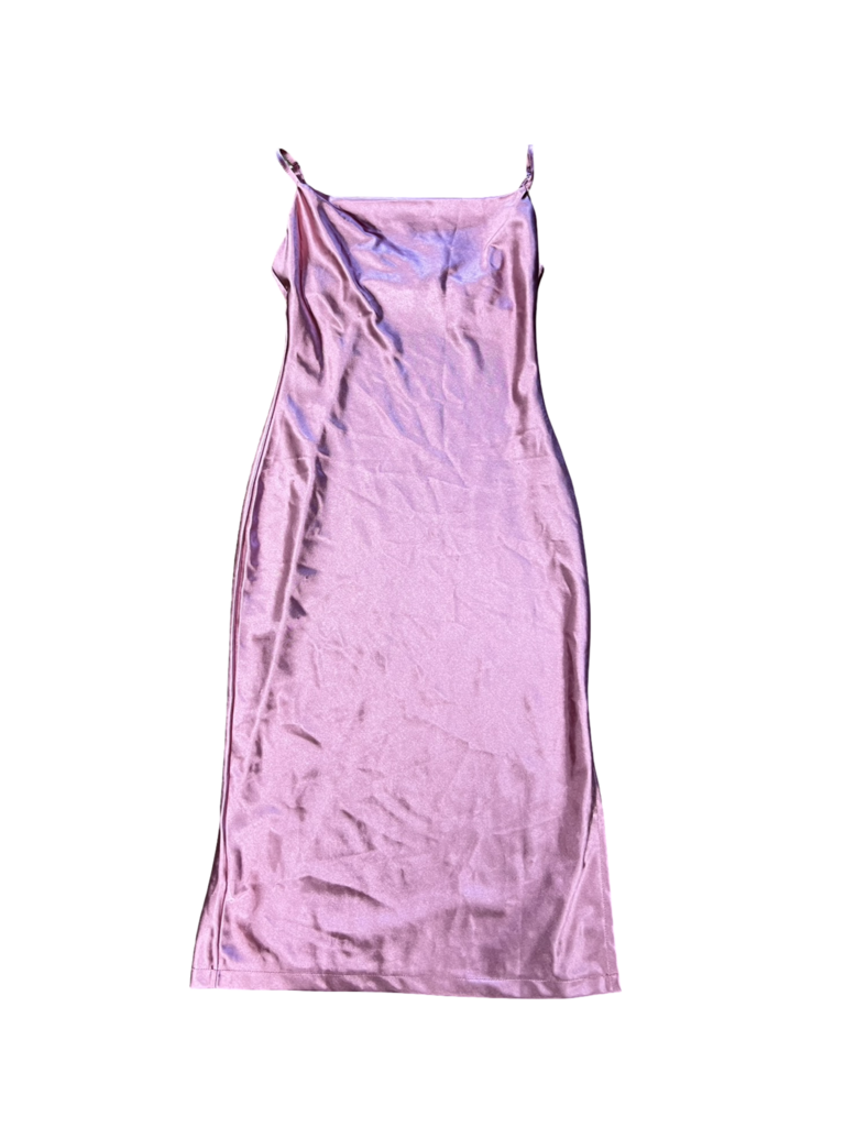 Small XXXiticat Pink Satin Dress