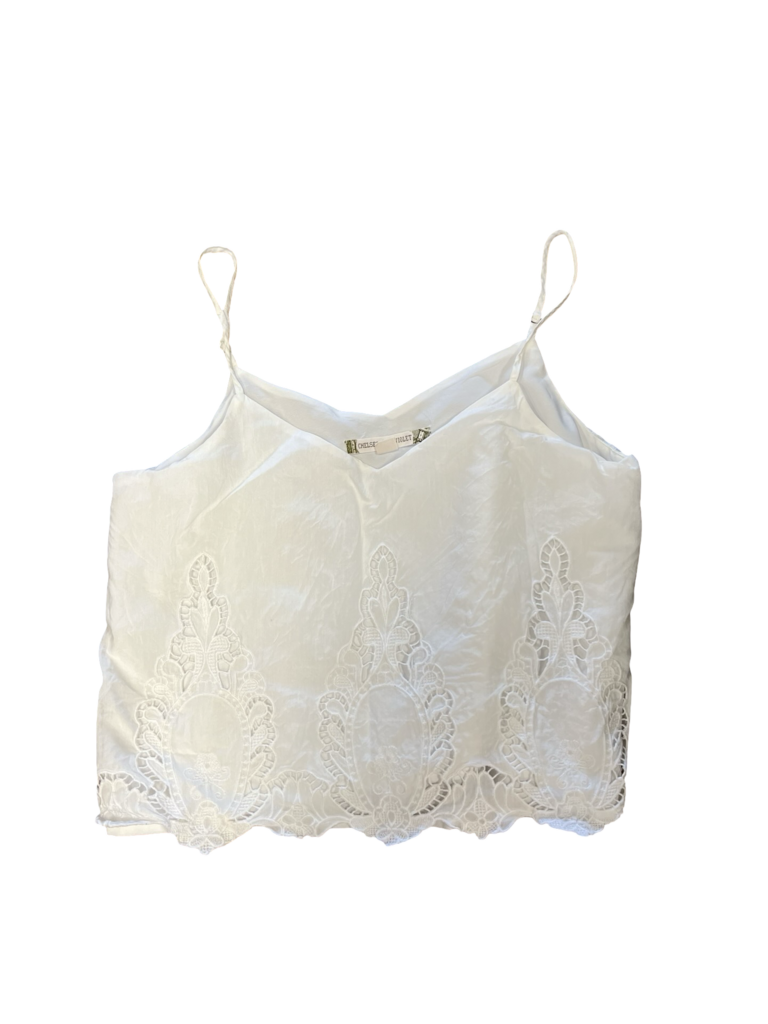 Medium Chelsea & Violet White Lace Camisole