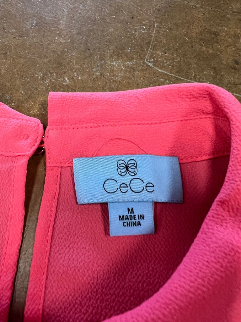 Medium CeCe Women's Sleeveless Pink Blouse