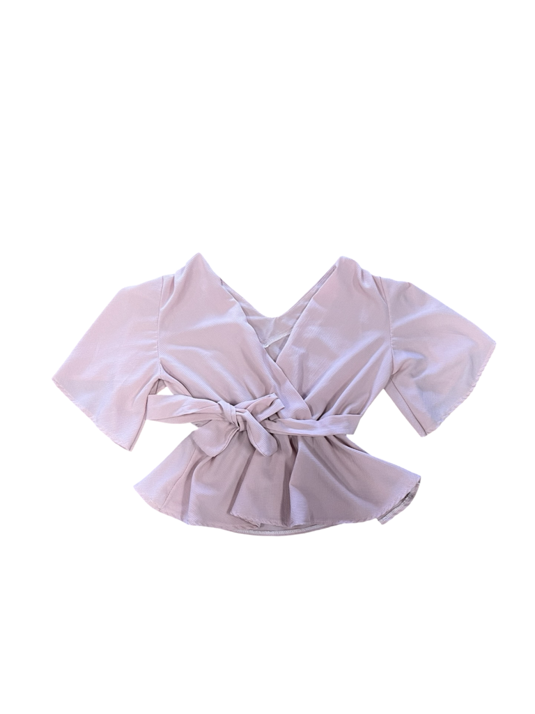 Medium Boohoo Women's Blush Peplum Top