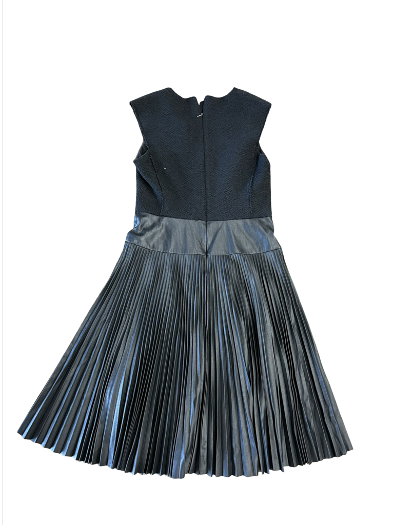 Size 8 Rebecca Taylor Pleated Black Dress