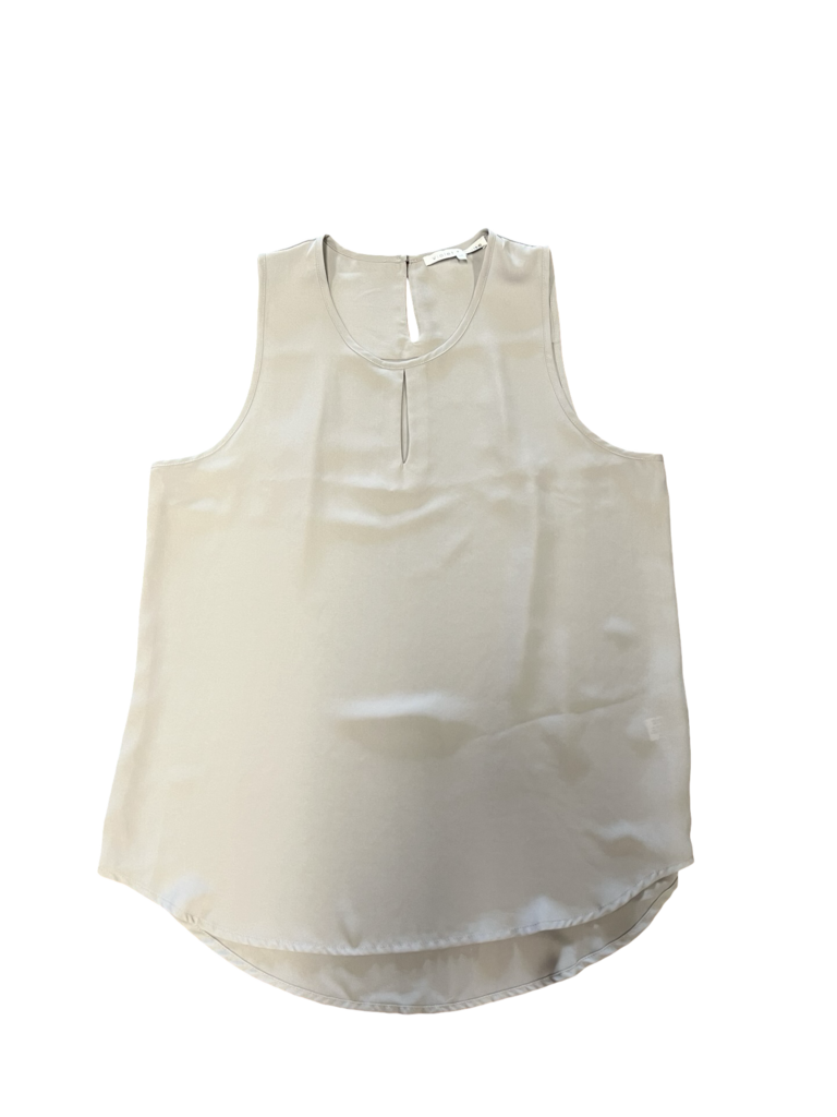 Medium Violet + Claire Gray Sleeveless Top